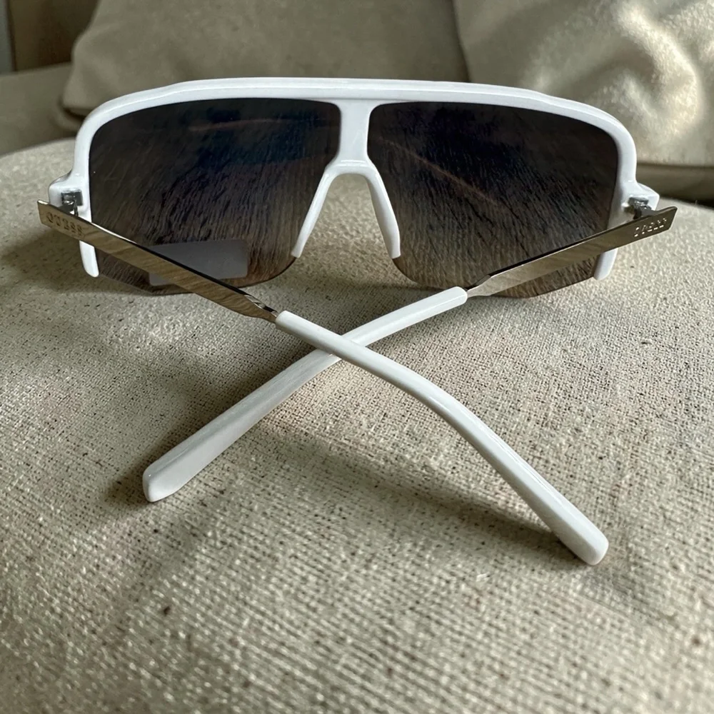 Unisex Guess Factory Blue Gradient Shield Men's Sunglasses GO00054 21W 00